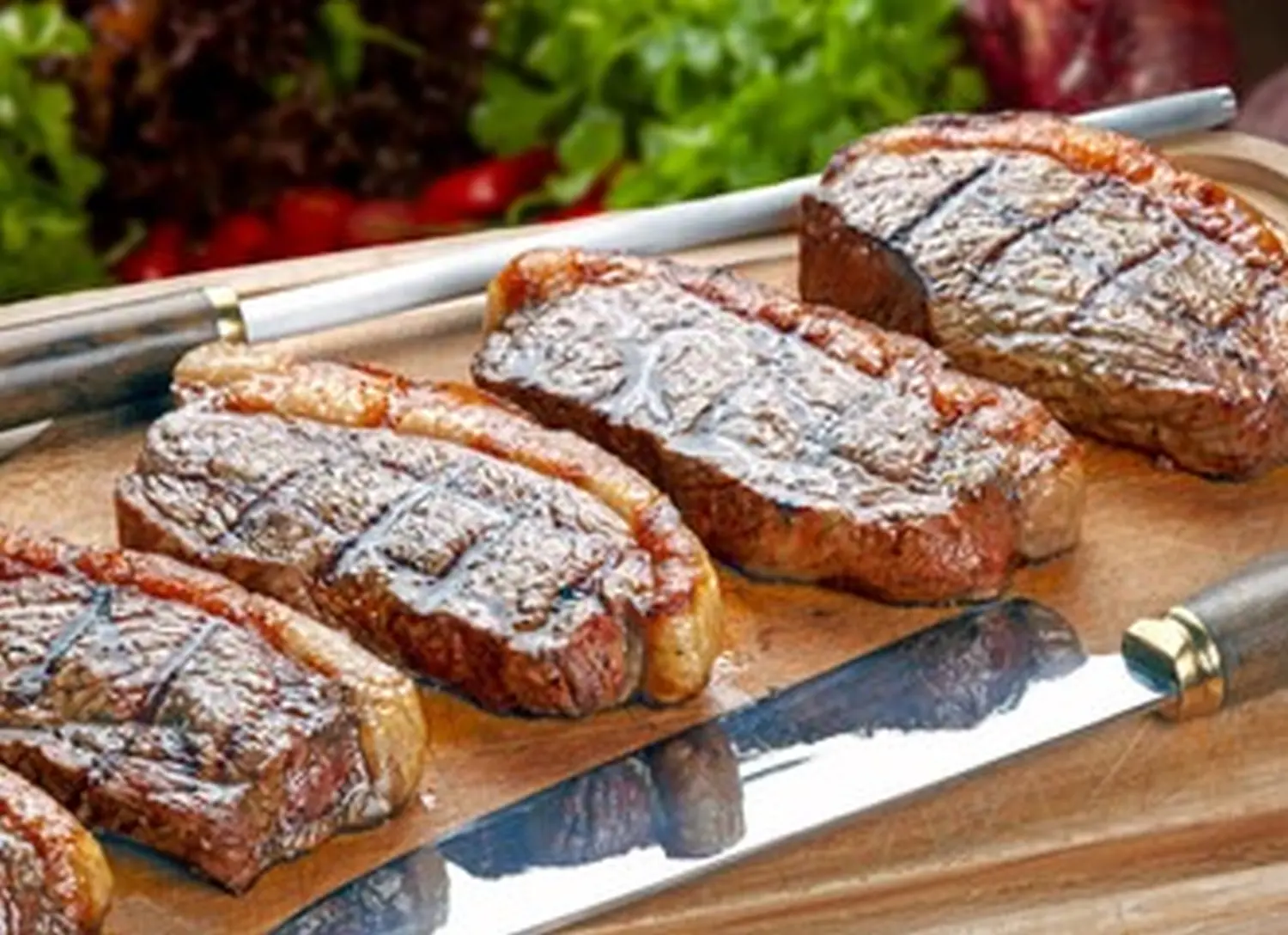Landwirtschaft Guido Chemnitz, gegrilltes Steak
